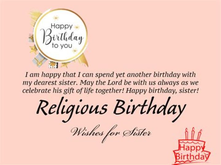 Spiritual Birthday Messages for a Sister